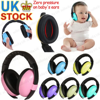Baby Ear Defenders Noise Reduction Earmuffs 0-3 Years Child Hearing Protector UK