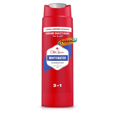Old Spice Whitewater Duschgel 3 in 1 Körperhaar Gesichtswasser 250ml