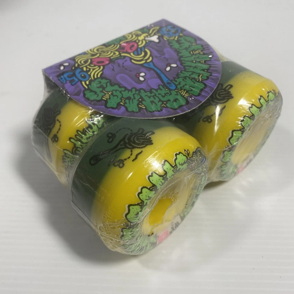 Slime Balls - Double Take Cafe Mini Vomit Skateboard Wheels 95a - 53mm Yellow - image 3 of 4