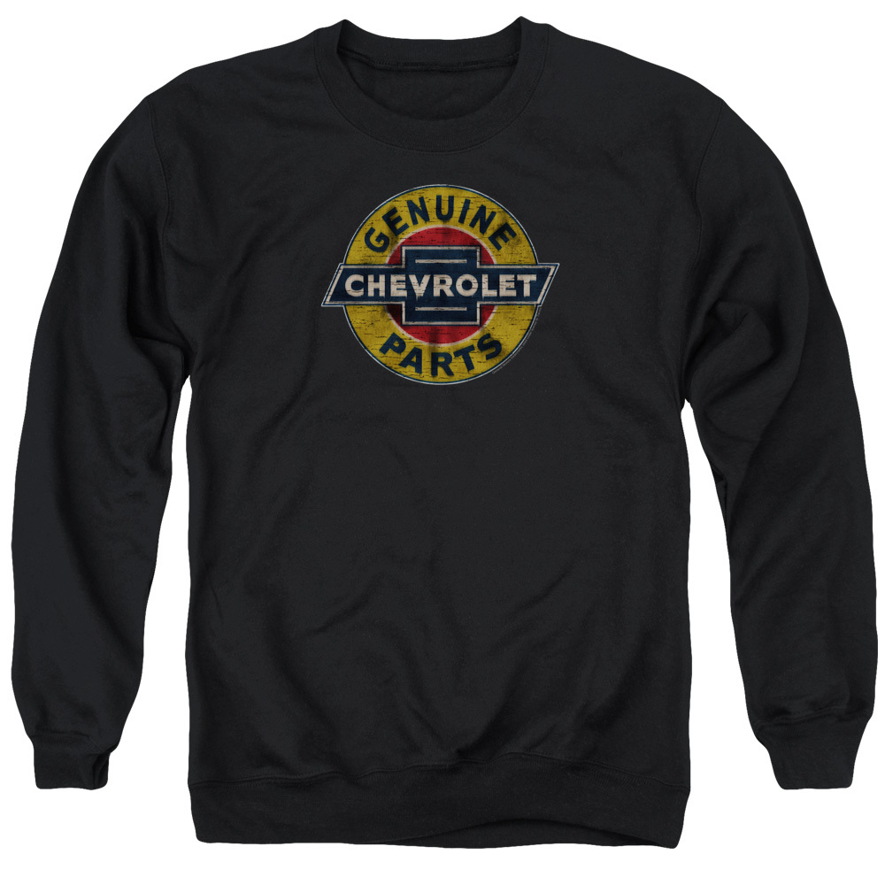 CHEVY GENUINE CHEVY PARTS DISTRESSED SIGN Pullover Crewneck