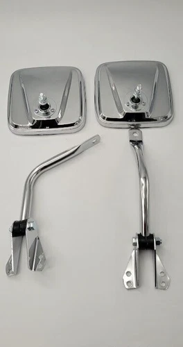 Side View Mirrors Fits Jeep CJ7 CJ5 Willys CJ6 CJ3 RHLH Chrome