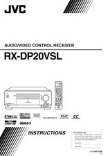 JVC RX-DP20VSL Receiver Owners Instruction Manual Reprint