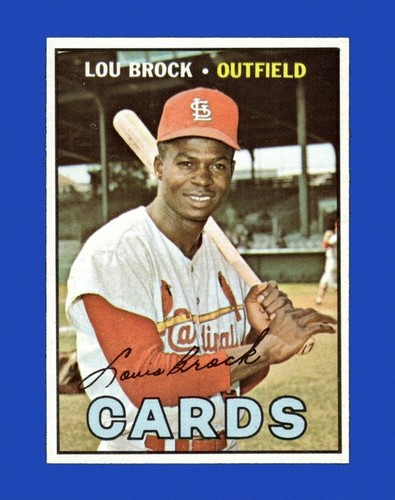 1967 Topps Set-Break #285 Lou Brock NM-MT OR BETTER *GMCARDS* - Picture 1 of 2