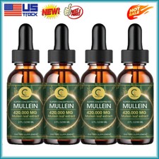 Super Concentrated Mullein Drops Powerful Lung Cleanse Respiratory Herbal Drop