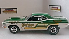 JOHN HAGEN NHRA PRO STOCK CUDA 426 HEMI ACME 1:18 ATOMIC A1806123AA DRAG RACING