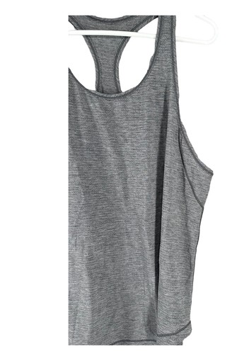 Lululemon Grey Tank Top Racer back Logo - Picture 7 of 12