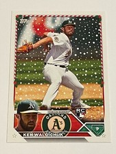 2023 Topps Holiday Mega Box Baseball #31 - Ken Waldichuk RC - Oakland Athletics