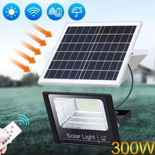 Solar Lights Outdoor IP65 409LED Solar Motion Sensor Light Outdoor with Remote