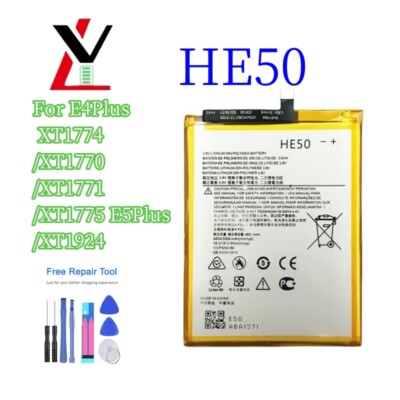 NEW For Motorola Moto E4 Plus XT1775 Replacement Battery HE50 SNN5989A TOOLS