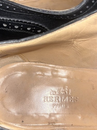 Hermes Leather Oxford Shoes, Black, Women’s UK 6 (EU 38.5) - Picture 6 of 9