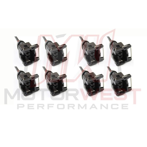 EV1 Fuel Injector Connectors Plugs Clips Pigtails Quick Disconnect 8pack eBay
