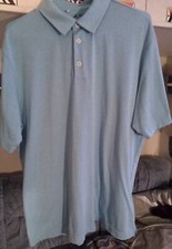 Adidas Polo Shirt Mens light blue Golfing Golf Climalite. Lightly used.
