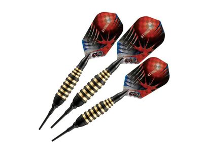 Viper Atomic Bee Darts - Soft Tip - Coated Alloy - Coloured Rings