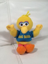 TYCO Sesame Street BIG BIRD 8" Plush Stuffed Animal 1998