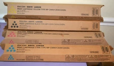 Set of 4 Ricoh Savin Lanier MP C3000 CYMK Toner 841338 841339 841340 841341--New