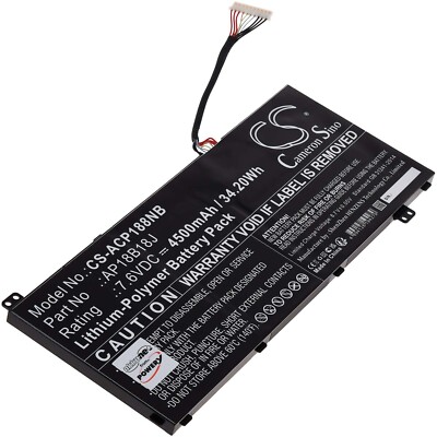 Akku für Acer Aspire 3 A314-32-C9BT Laptop 7,6V 4500mAh/34Wh Li-Polymer Schwarz