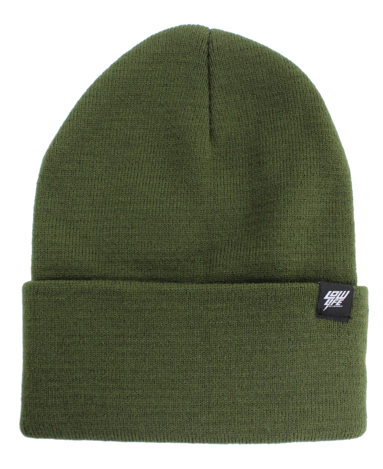 Lowlife Classic Beanie in Army Green