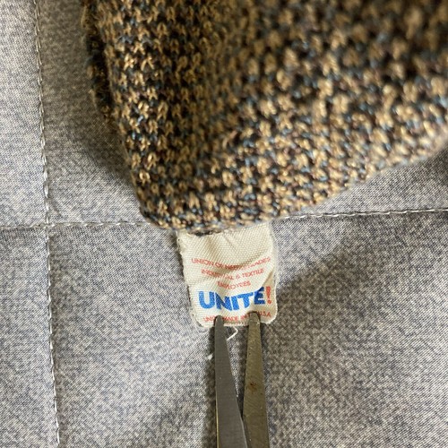 Vintage 90s Tricots St. Raphael Grandpa Pattern Sweater Men’s XL Brown Blue - Picture 10 of 10
