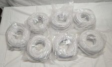 Seven 7 CAT5e Ethernet Camera CCTV Network Cable 100' feet/30m NEW 