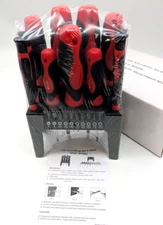 NEW 21 Pc Screwdriver Set with Stand Slotted, Phillips, TORX, POSIDRIV- F. Ship