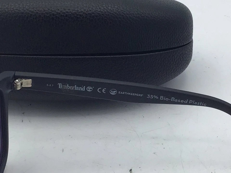 Gafas de sol Timberland TB9124 56-17-145 negras rectangulares polarizadas X3 Foto 4 de 4
