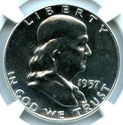 1957 Franklin Half Dollar, NGC PF 66