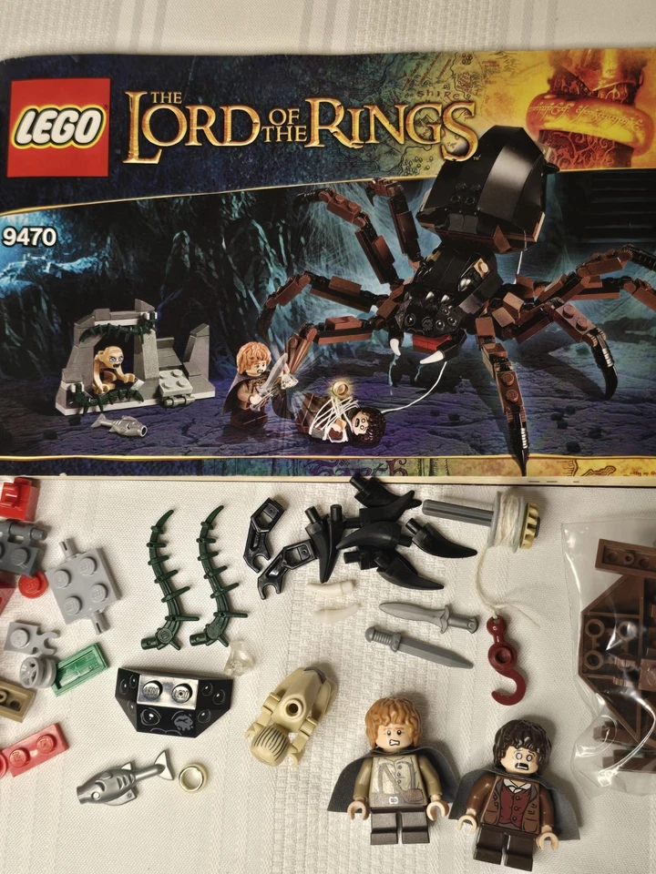 LEGO The Lord of the Rings Shelob Attacks (9470) Complete Minifigs Manual Spider - Image 4 of 4