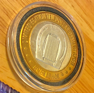 Binion's Horseshoe Casino Las Vegas $10 Silver Strike Token Limited Edition