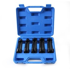 5x Diesel Fuel Line Socket Set Tesmirror 17mm 19 21 22 24mm Flare Nut Socket Set
