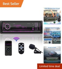 Audio Experience: Bluetooth Single Din Car Stereo with Subwoofer Support
