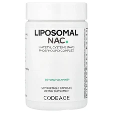 Liposomal NAC, 120 Vegetable Capsules (450 mg per Capsule)