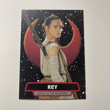 2015 Topps Star Wars Journey to the Force Awakens Rey Heroes Resistance R-1
