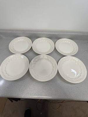 Royal Crownford White Wheat 9 5/8   Plate Set of (6)