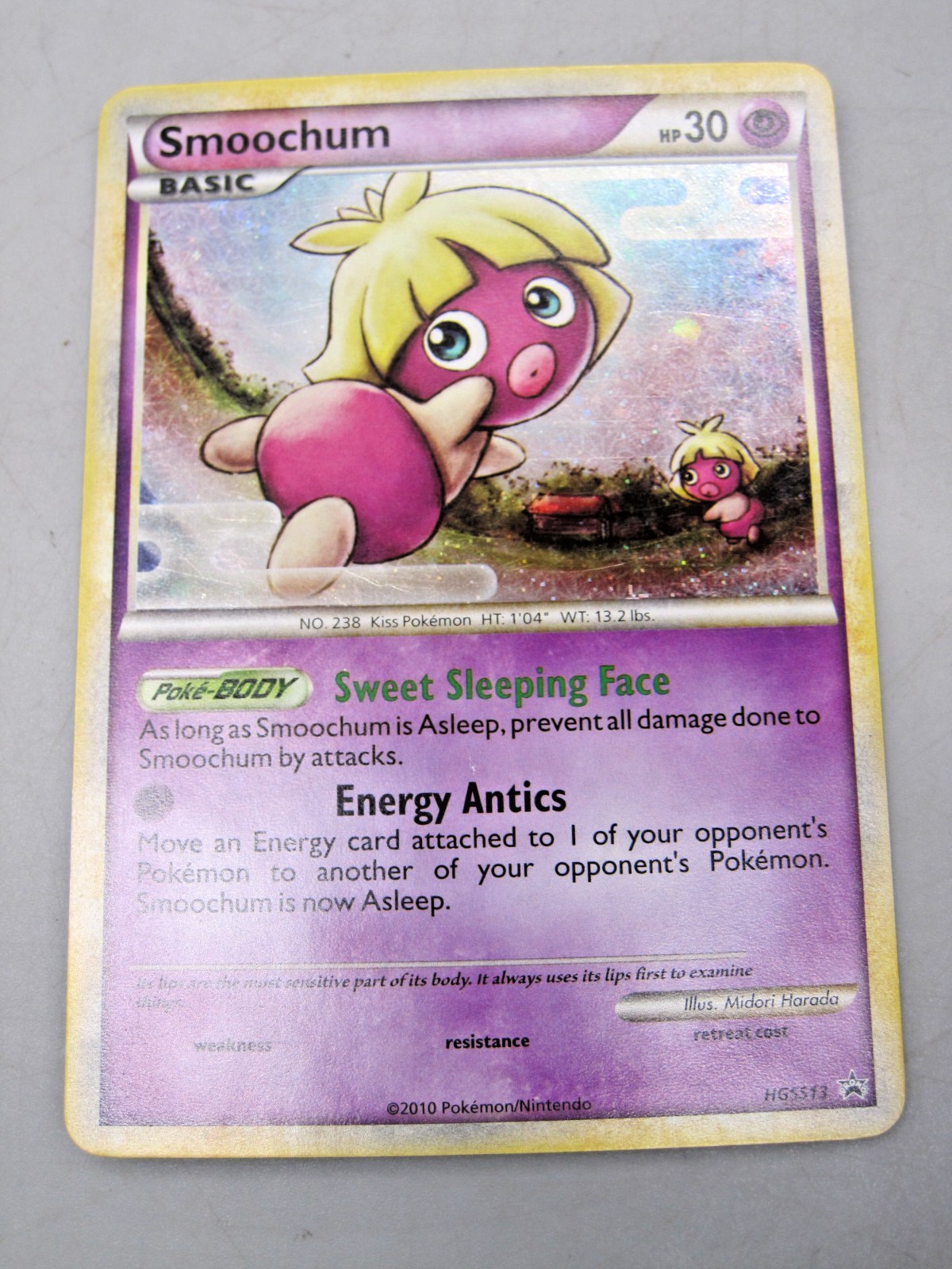 Smoochum - HGSS13 - Holo Rare - Promo - Pokemon Heart Gold Soul Silver - NM
