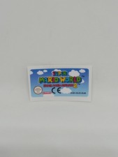 SUPER MARIO ADVANCE 2 (EUR) Game Boy Advance GBA replacement Label Decal