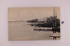 Wickham Lake Warwick NY Topo Postcard Divided Back Germany 56167