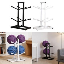 Porta palloni da basket in ferro, autoportante, per garage e casa.