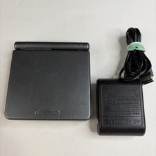 Game Boy Advance SP Onyx Black - AGS 101 - READ - With Charger - USA