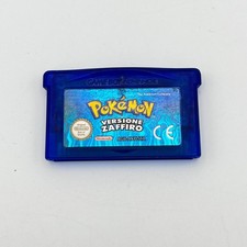 Pokemon Versione Zaffiro Nintendo Gameboy Advance cartuccia Italiano - OTTIMO