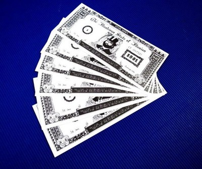 Geldscheinvermehrung Dollarscheine six bill repeat