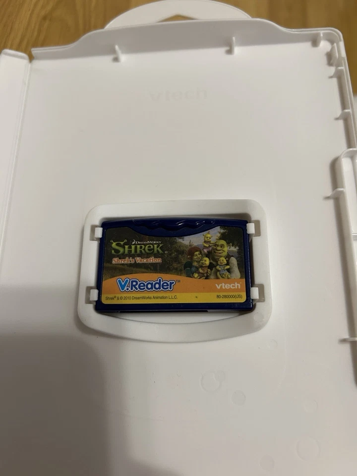 Vtech V.Reader Shrek's Vacation Game Dreamworks Shrek E-Reading System Untested  - Image 4 of 4