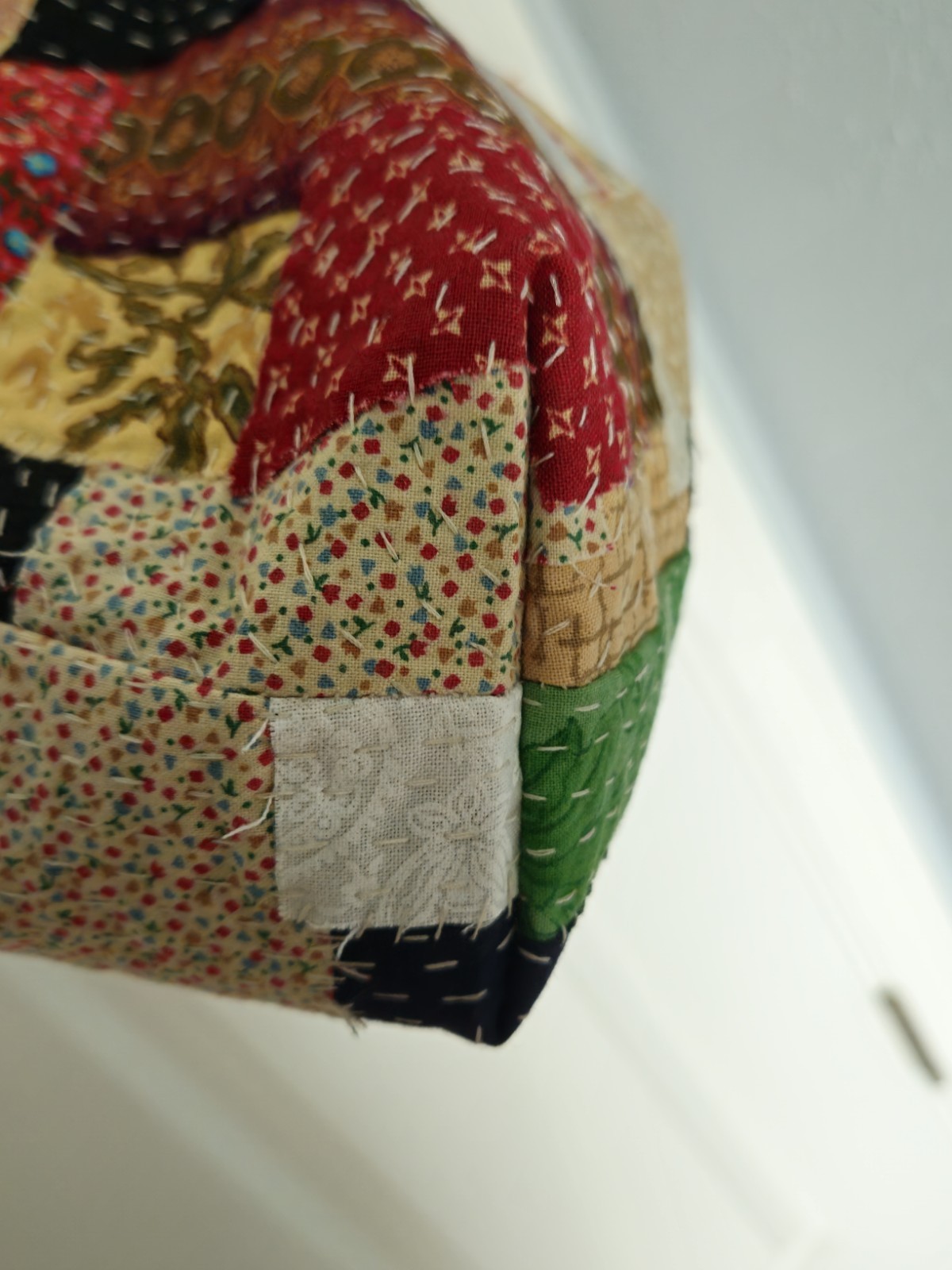 Hand Stitched Boro Inspired Patchwork Crossbody B… - image 11