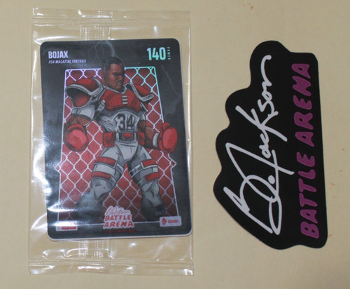 2025-26 Bo Jackson Battle Arena- Bojax Brawl 140 P-24 Sealed Red Foil w/ sticker