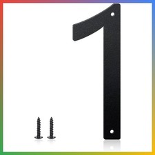 4 Inch House Number Metal Letter Black Address Sign Outdoor 1