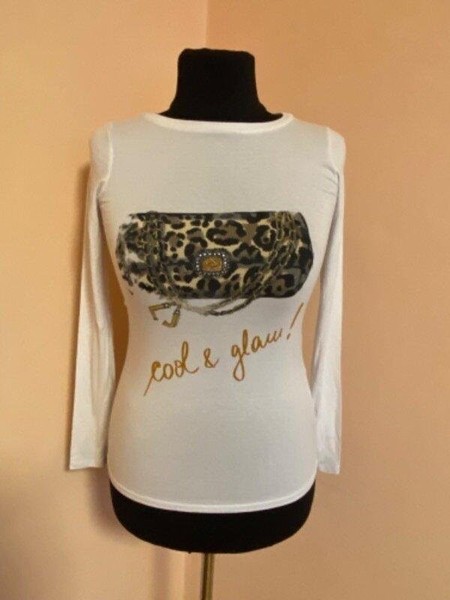 Women Liu Jo Top White Cotton 36 / S