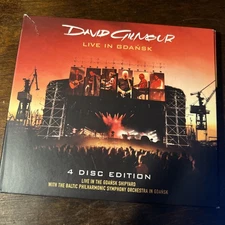 DAVID GILMOUR Live in Gdansk 2006 4 Discs 2 CD / 2 DVD Pink Floyd On An Island
