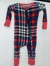 Bums Roses Checkered Plain Bamboo 3-6 Month Sleeper