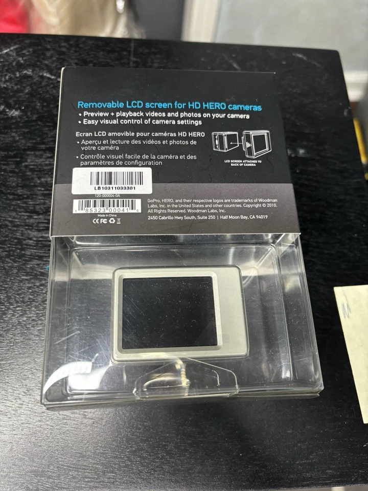 GoPro Hero Hero2 Hero3 Hero4 LCD BacPac Video Camera Viewer Monitor #ALCDB-001 - Image 2 of 3