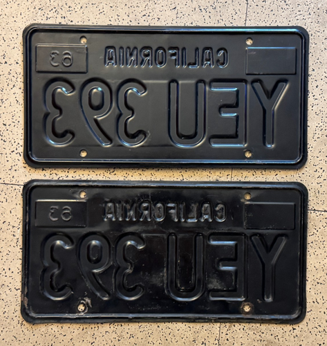 1970/1969/1963 CALIFORNIA license plates *PAIR* — DMV CLEAR — ORIGINAL car tags - 第 13/15 張圖片
