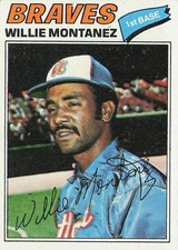 1977 Topps #410 Willie Montanez Atlanta Braves